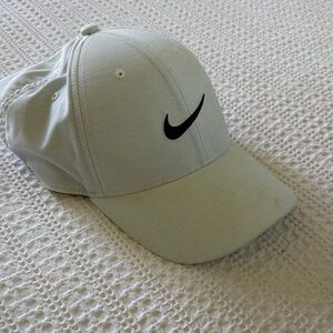 Nike Light Tan Cap with Black Logo